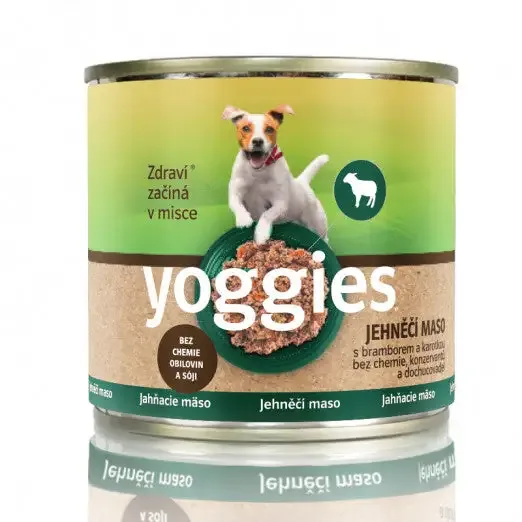 Monoprotein LAM med potet og gulrot – våtfôr YOGGIES hund