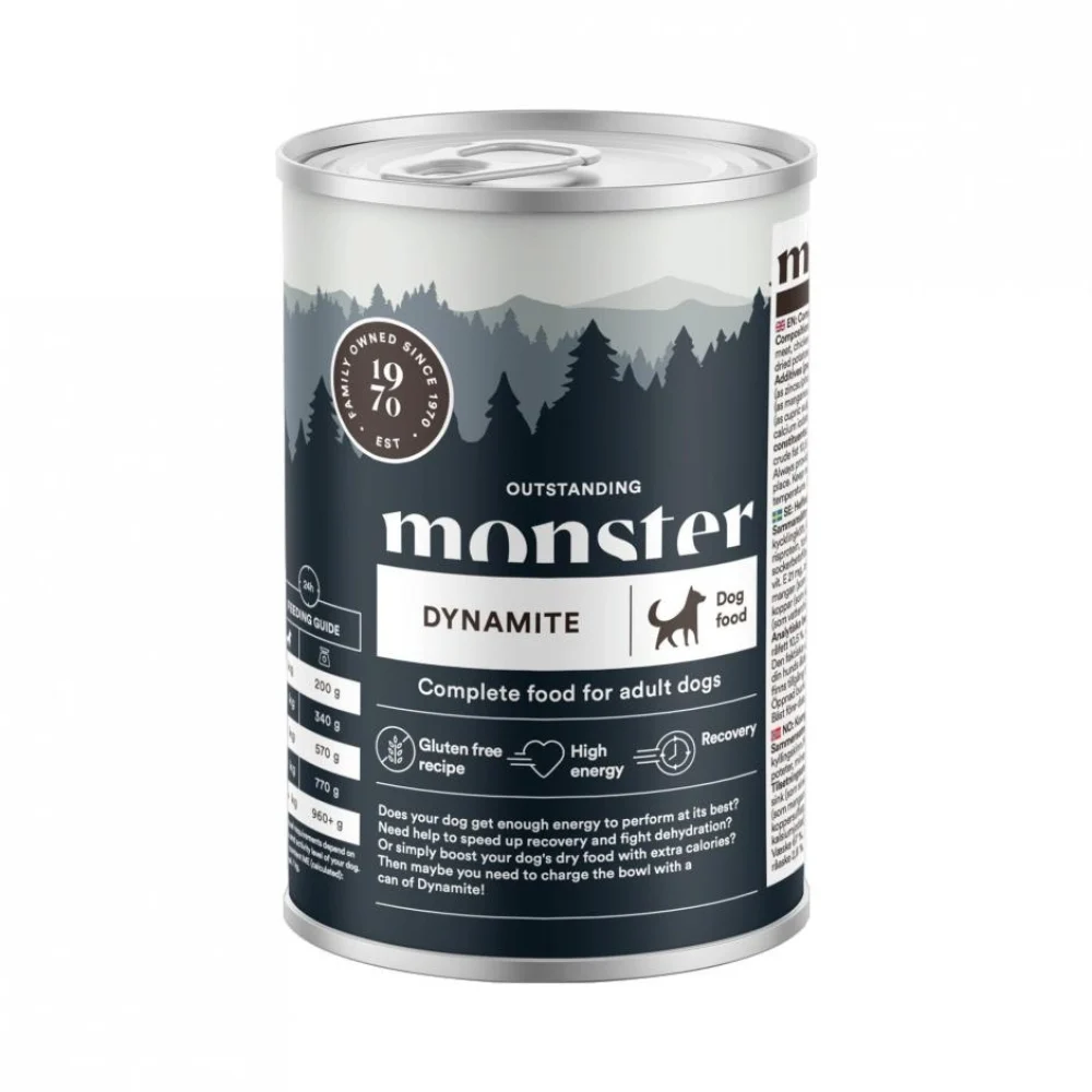 Monster Adult Dog Dynamite can 400g