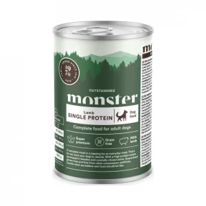 Monster Adult Dog Single Lamb can 400g