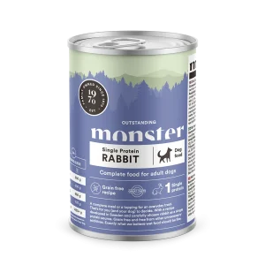Monster Adult Dog Single Rabbit can 400g
