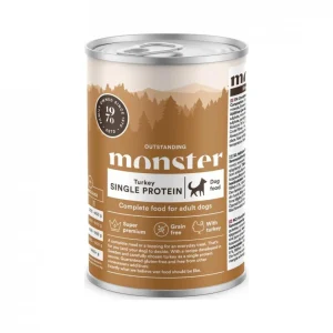 Monster Adult Dog Single Turkey can 400g