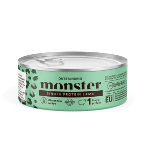 Monster Cat Adult Single Lamb can 100g