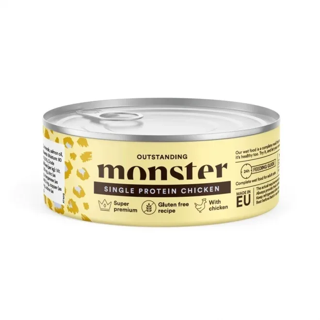 Monster Cat Adult Single Protein Chicken 200g