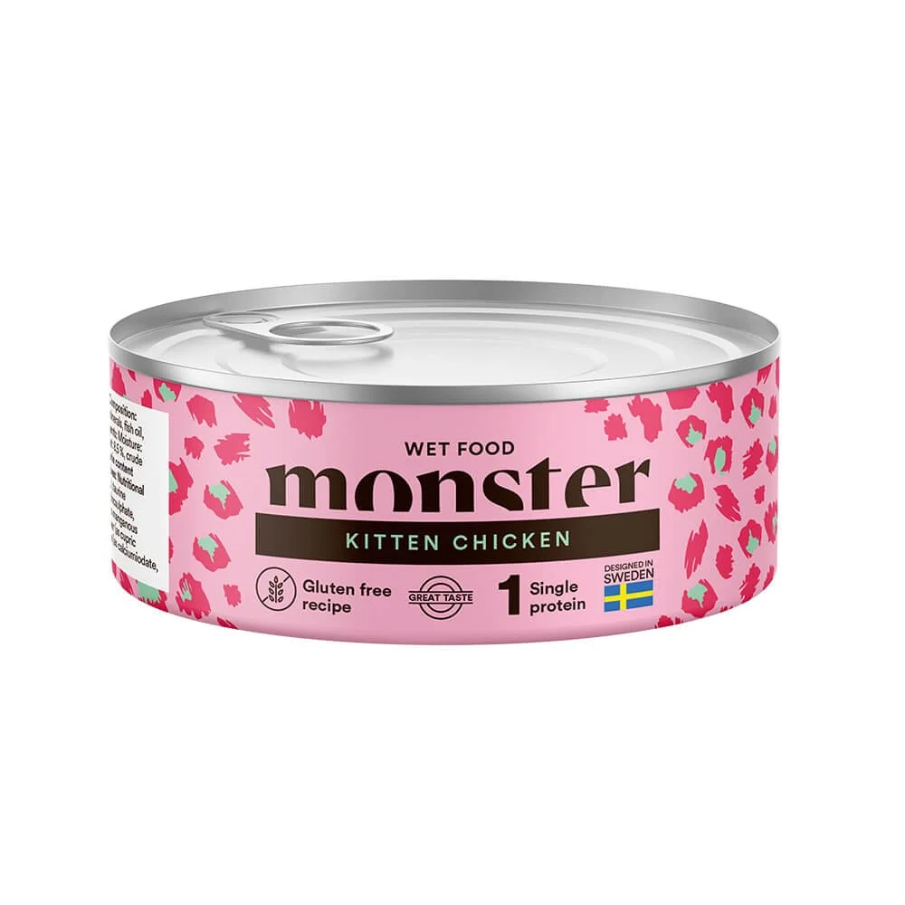 Monster Cat Kitten Chicken 100g