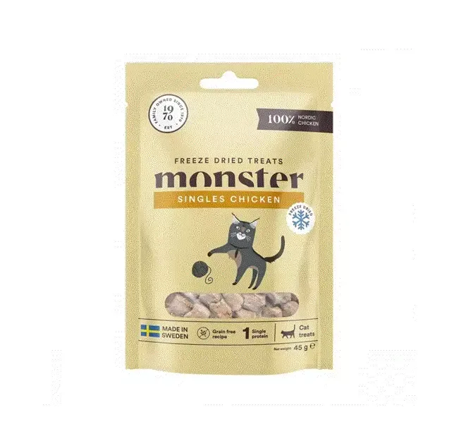 Monster Cat Treats Freeze dried Chicken 45g