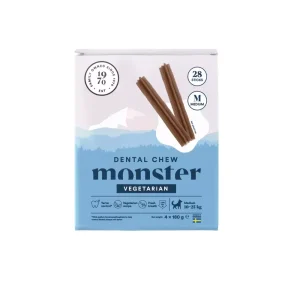 Monster Dental Chew Vegetarian Medium Monthpack
