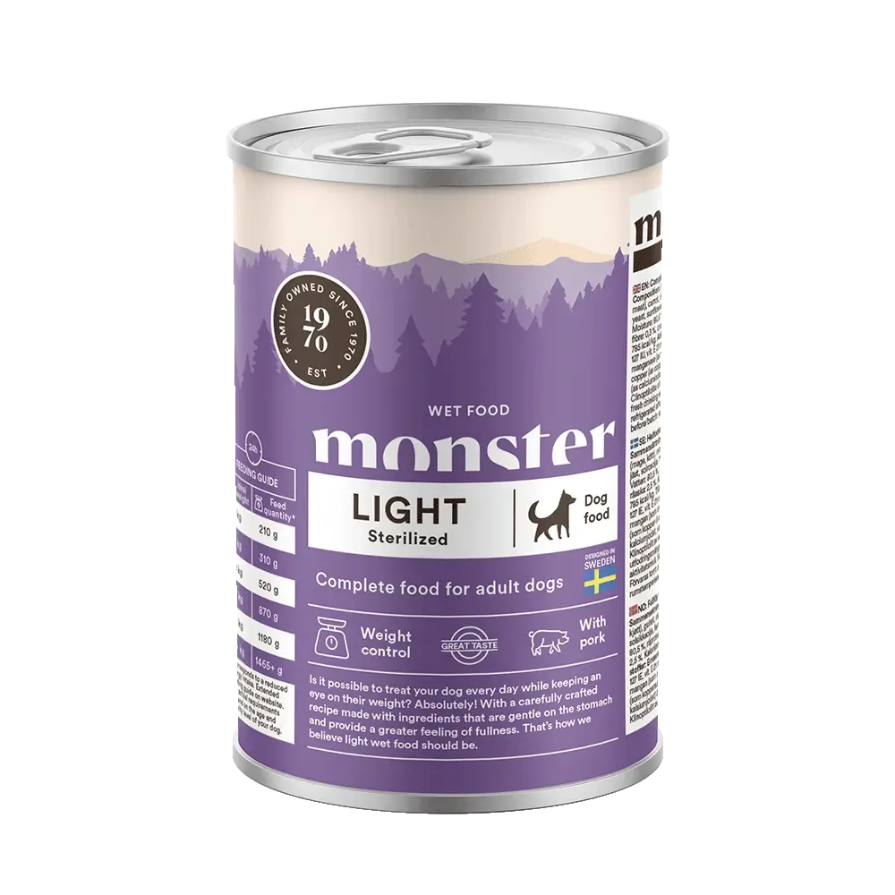 Monster Dog Adult Light/Sterilized boks 400g