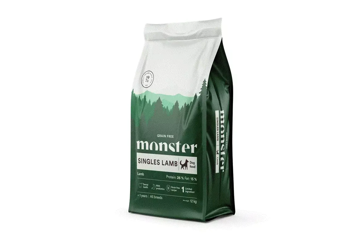 Monster Dog GF Singles Lamb 12 kg