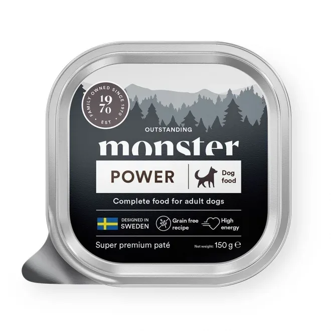 Monster Dog Power Chicken Paté boks 150g