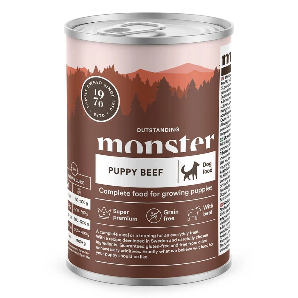 Monster Dog Puppy Beef boks 400g