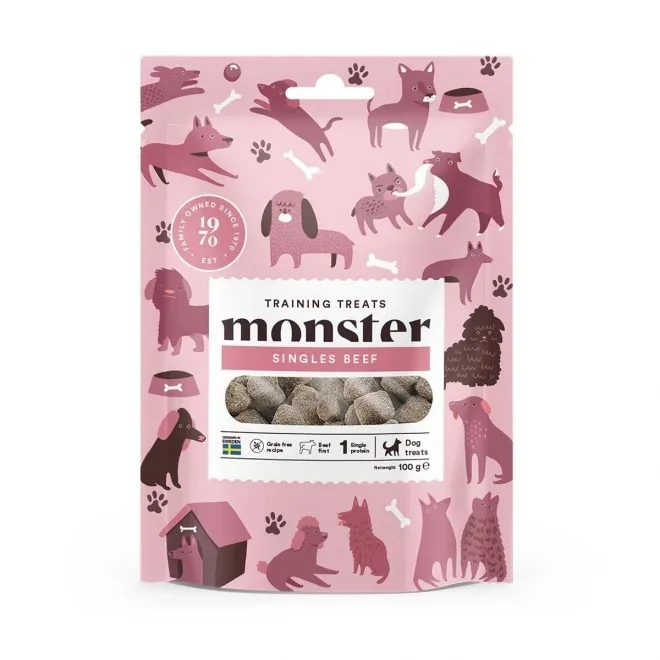 Monster Dog Training Treats Beef 100g