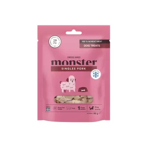 Monster Dog Treats Freeze dried Pork 45 g