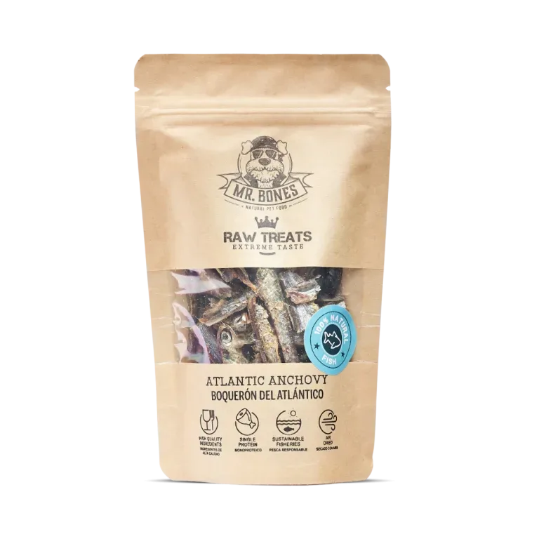 Mr. Bones Raw Treats Atlantic Anchovy 45g