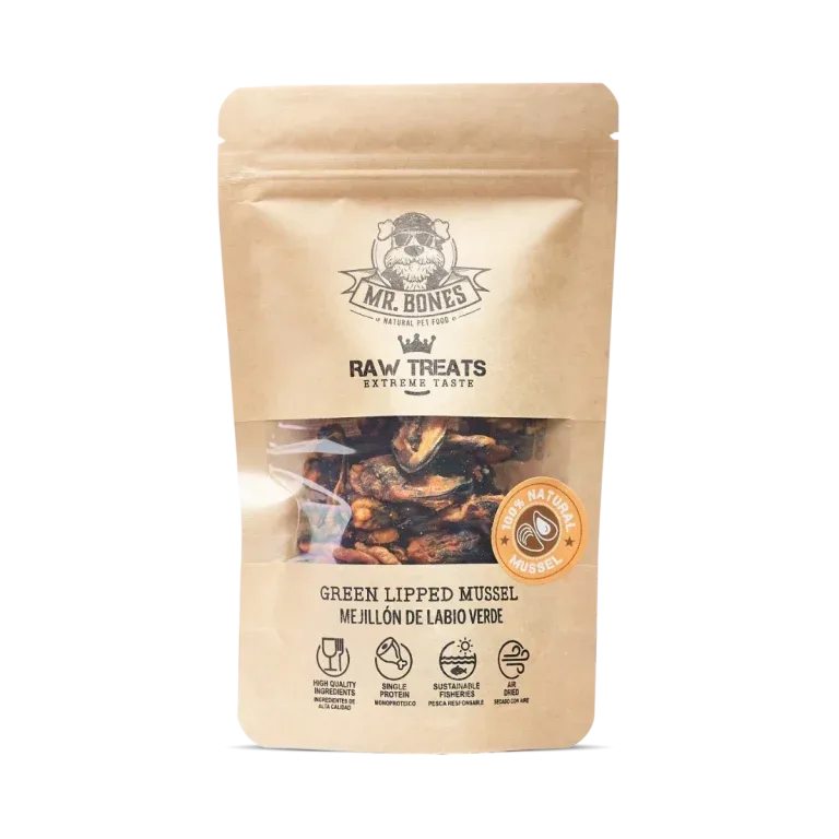 Mr. Bones Raw Treats Grønnleppemusling 45g