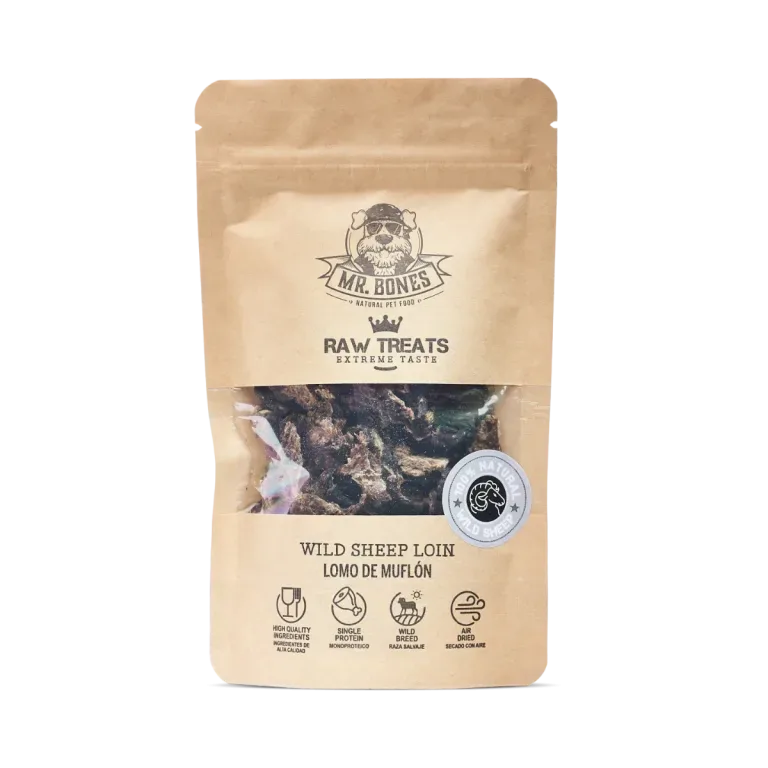 Mr. Bones Raw Treats Wild Sheep Loin 45g
