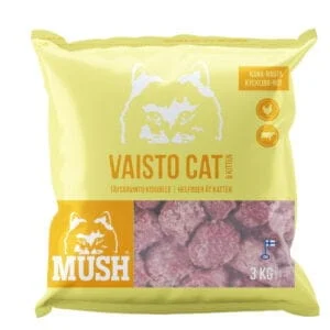 MUSH B.A.R.F Vaisto katt gul kylling/okse 3kg