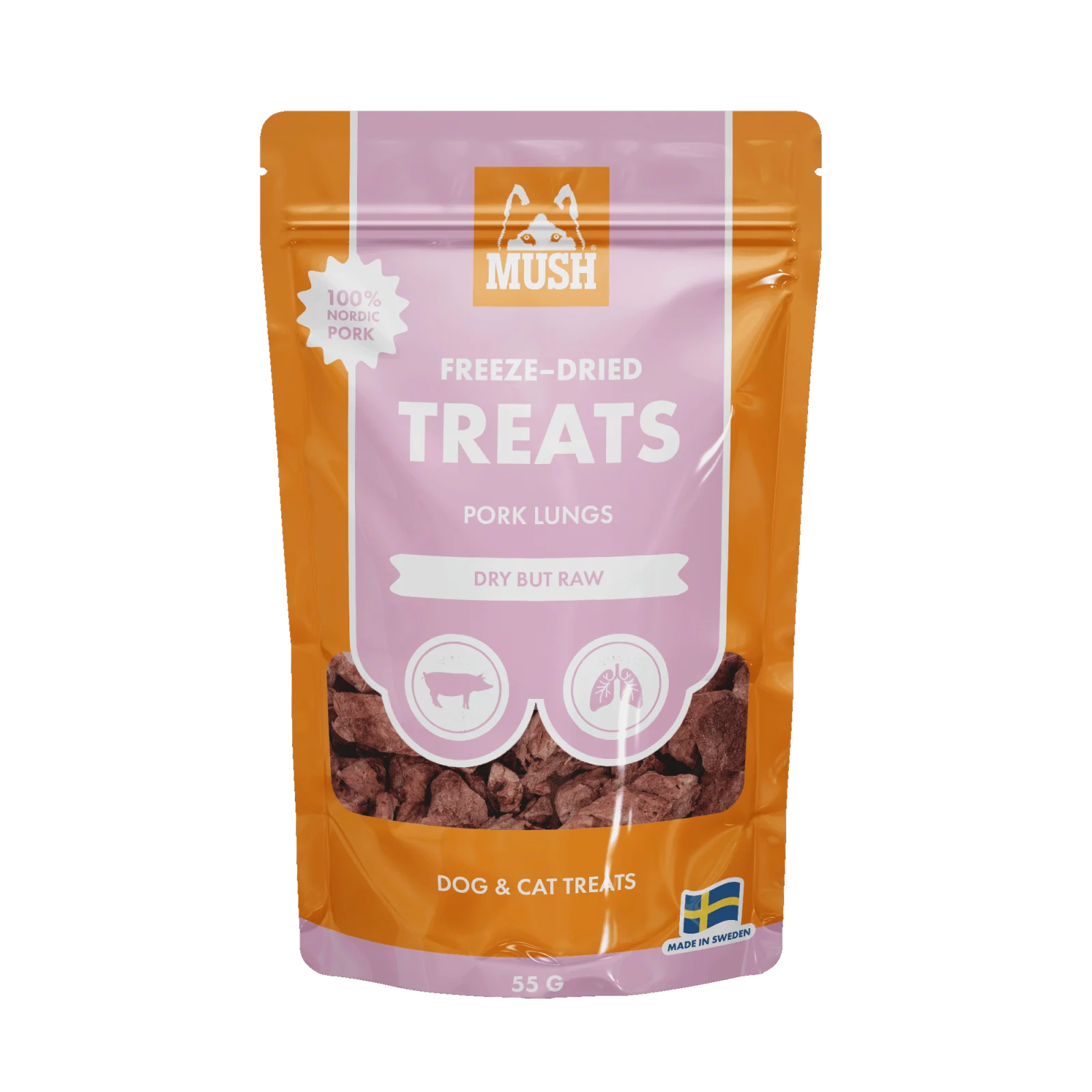 MUSH Freeze-dried Treats Griselunge 45g
