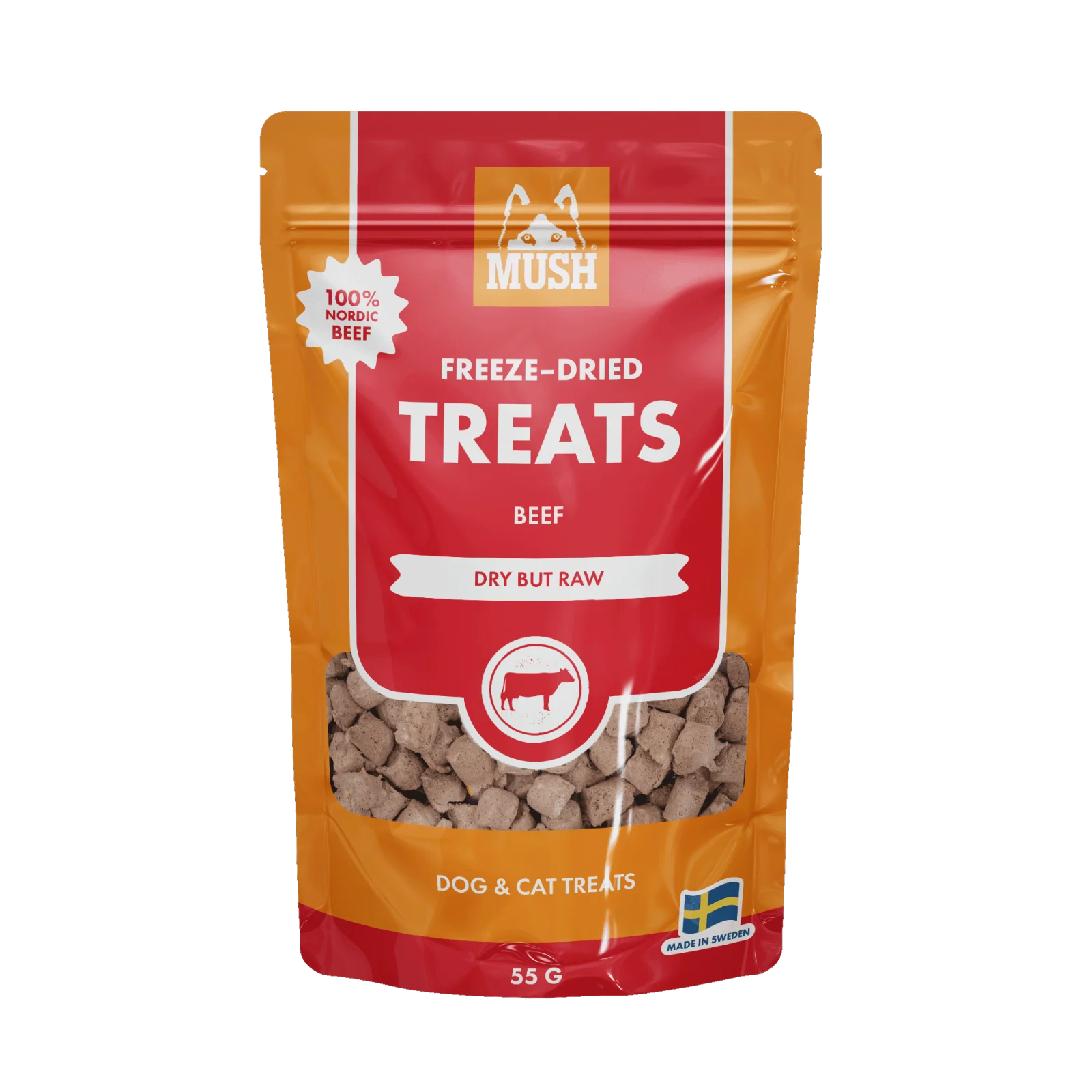 MUSH Freeze-dried Treats Storfe 55g