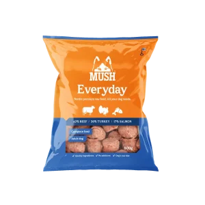 Mush Mush Everyday Blå Oksekjøtt, Kalkun, Laks