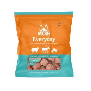 Mush Mush Everyday Puppy Ice Blue Storfekjøtt, Reinsdyr, Laks 3 kg