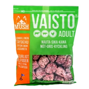 MUSH Vaisto Grønn Starter Okse-gris-kylling-måltid 800g