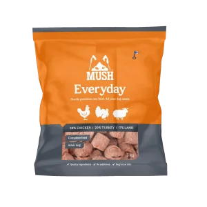 Mush Vaisto Kyckling-Kalkon-Lamm Grå 3 kg