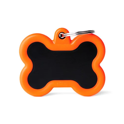 Myfa Tegn Hush, Ben Sort, Gummi Orange - Image 2