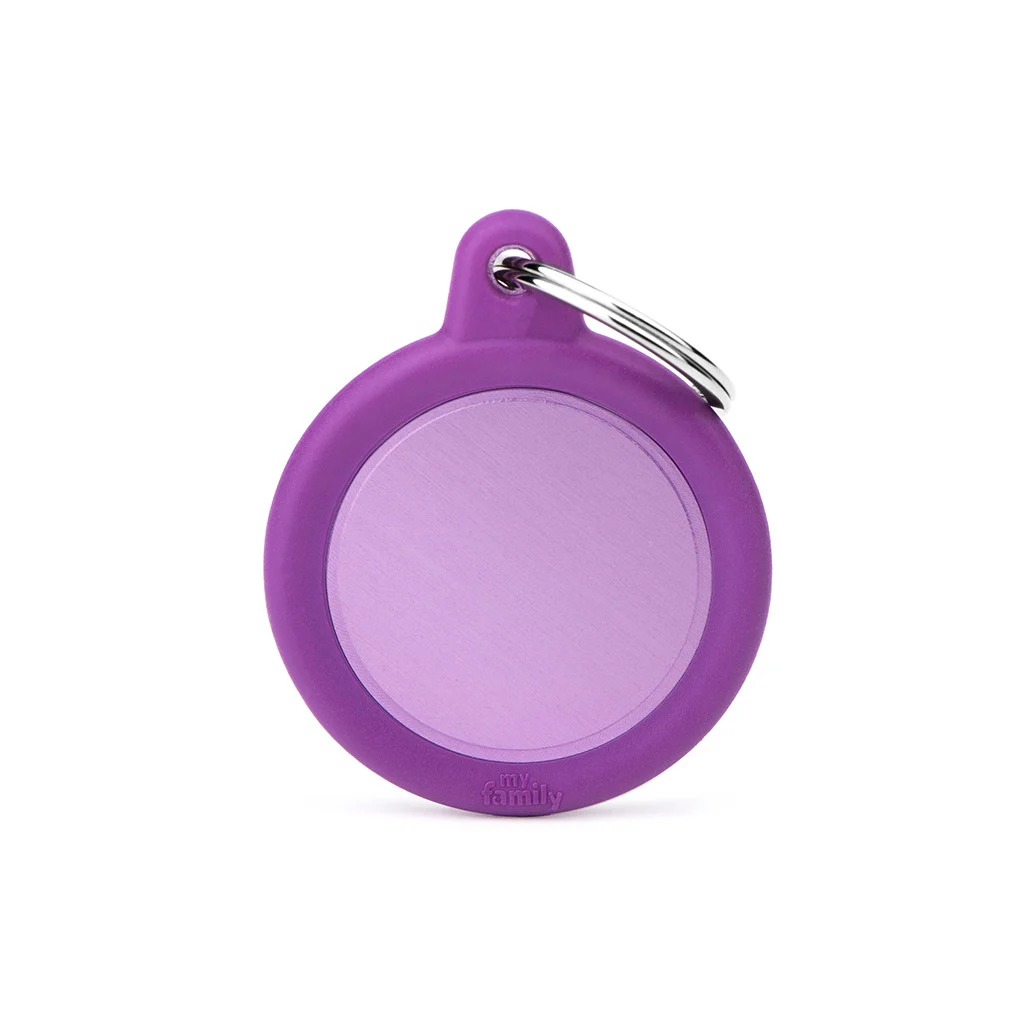 Myfa Tegn Hush, Cirkel Purple, Gummi Purple