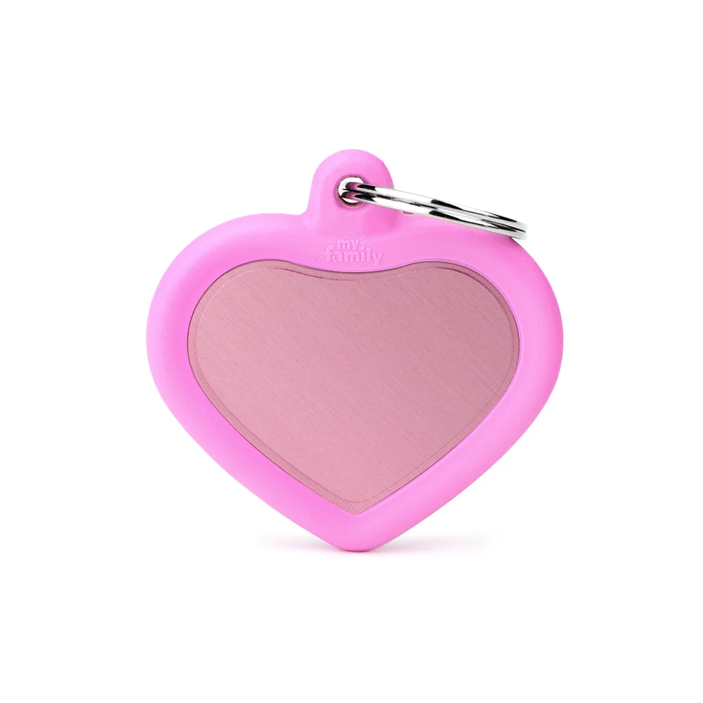 Myfa Tegn Hush, Hjerte Pink, Gummi Pink - Image 2