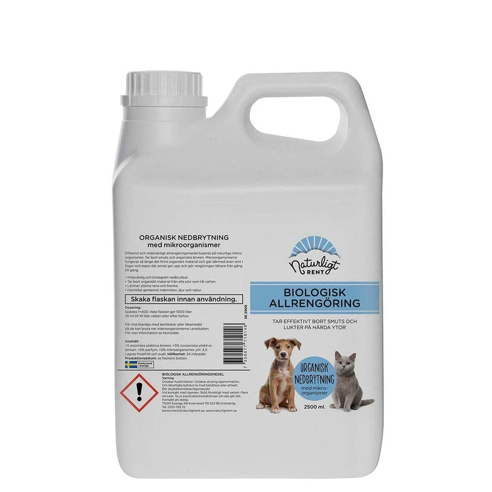 NATUR-lig Ren biologisk allround rengjøringsmiddel 2,5L