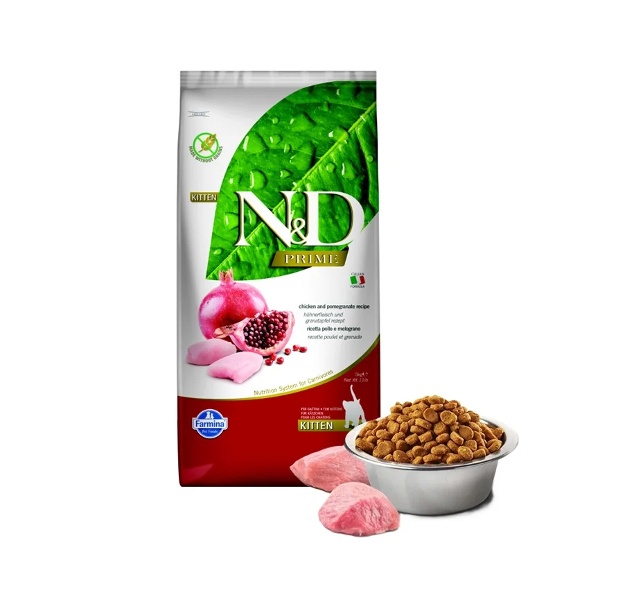 N&D Kitten, Prime, Chicken & Pomegranate, 5kg. (U)