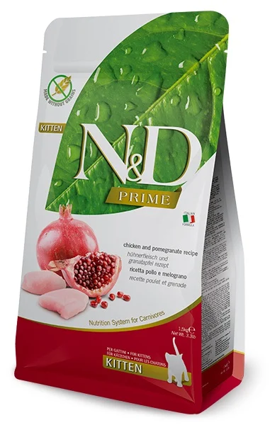 N&D Prime Cat Chicken & Pomegranate Kitten 1,5 Kg - Image 2