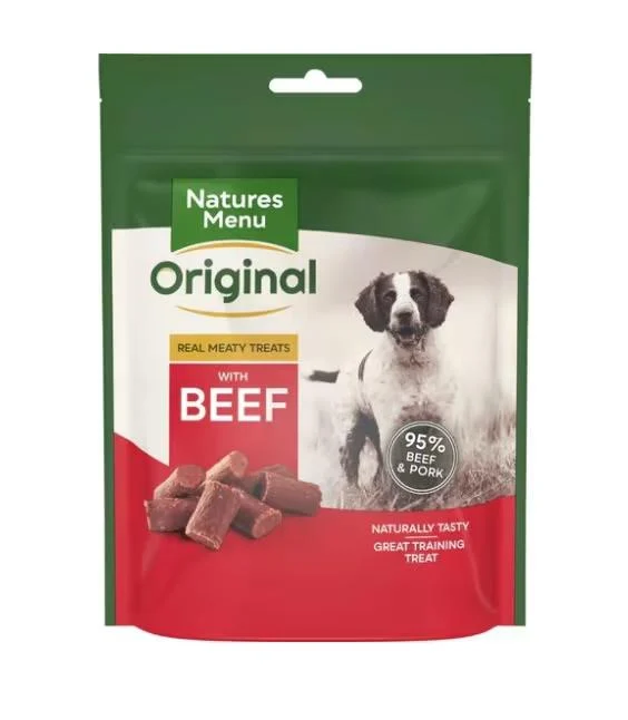 Nm Snacks Hund Biff 120G Rød