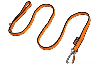 Non-Stop Bungee Leash oransje/sort