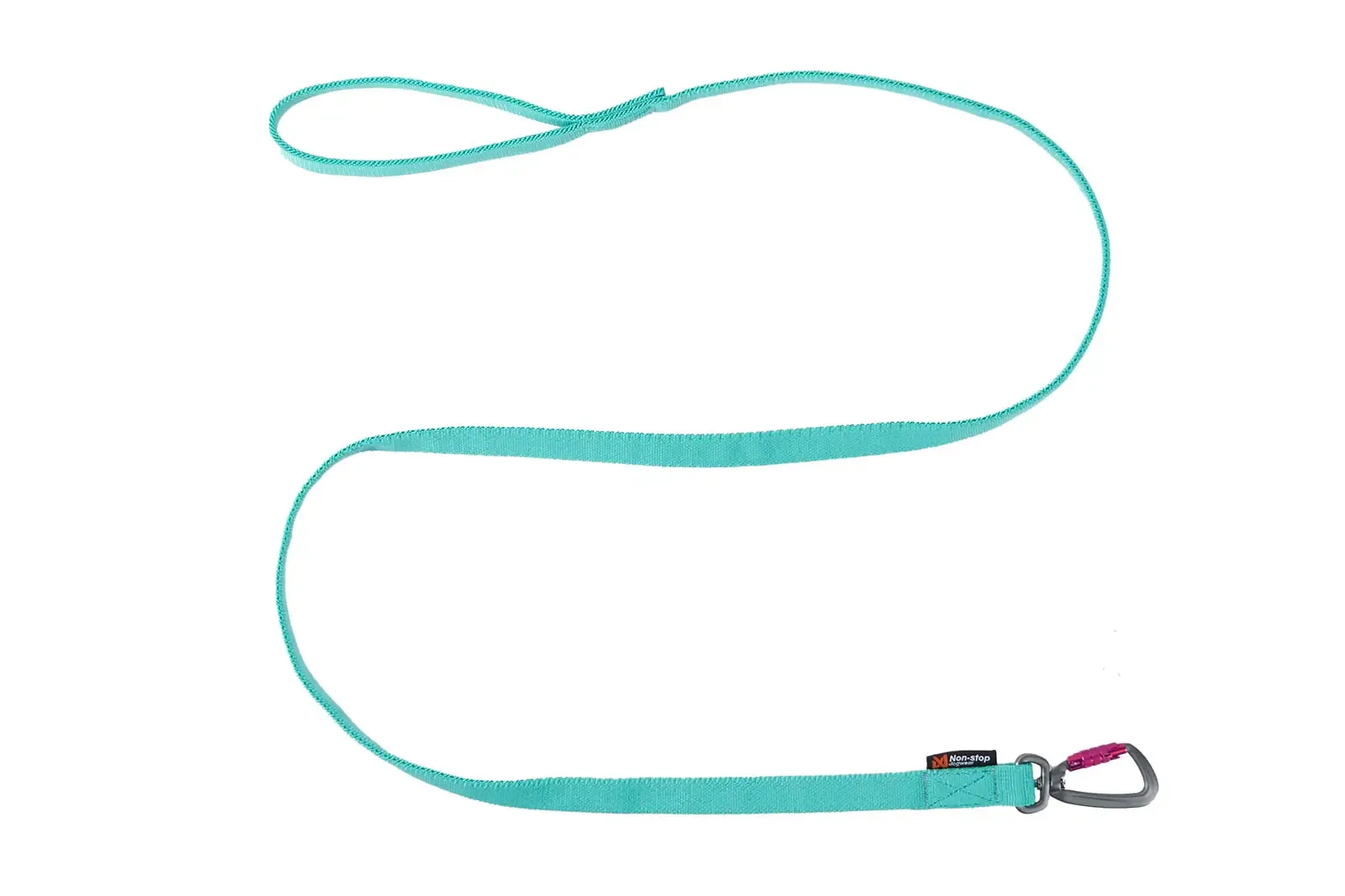 Non-Stop Dogwear Bungee leash aqua 23mmx2,8m