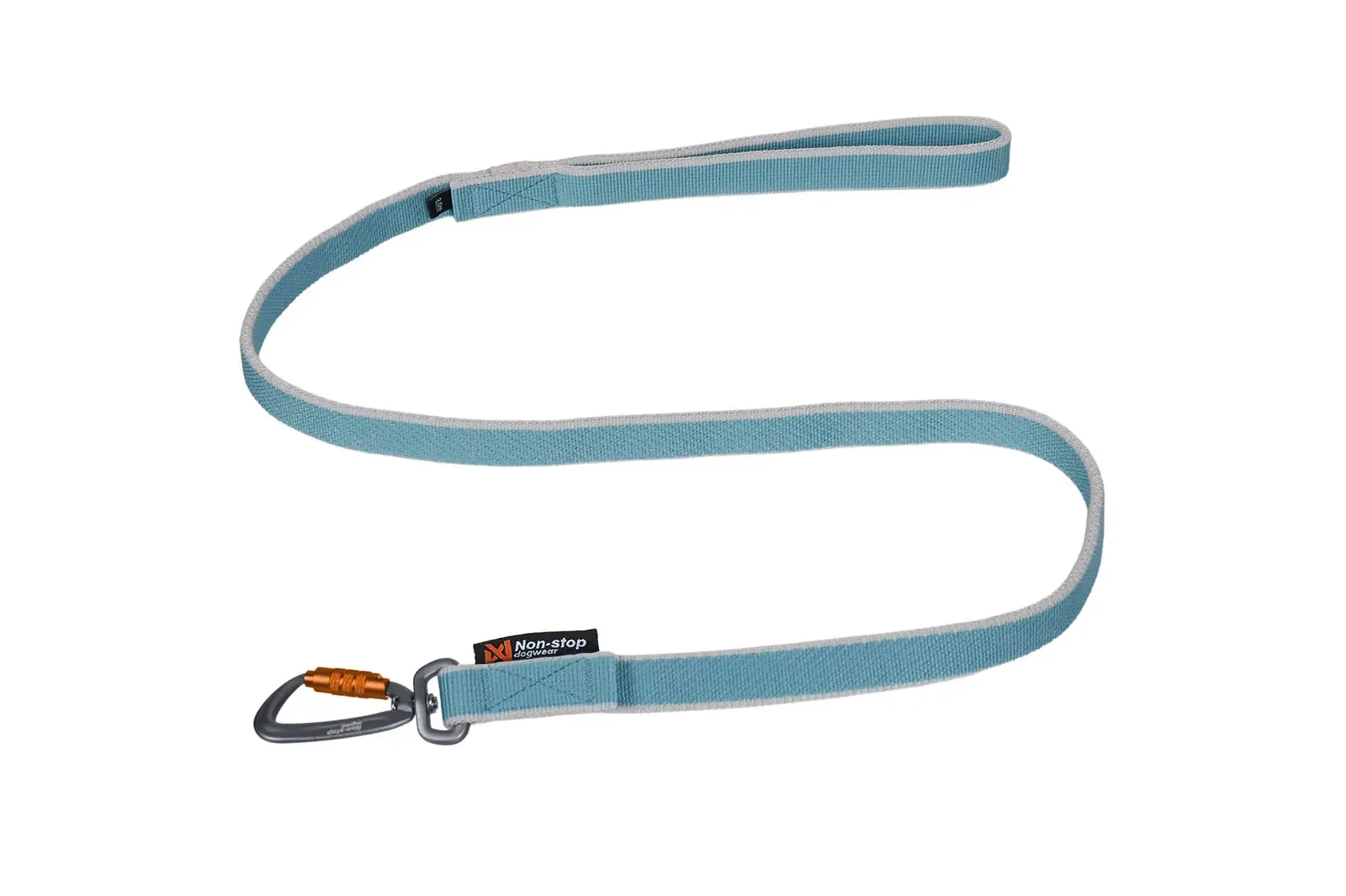 Non-Stop Dogwear Bungee leash ice blue 23mmx2m
