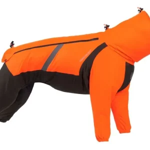 Non-Stop Dogwear Fjord Overall svart/oransje str. 65