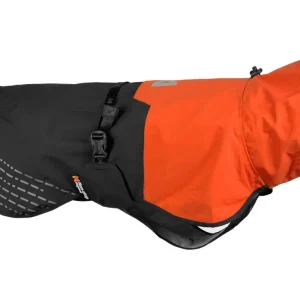 Non-Stop Dogwear Fjord Raincoat svart/oransje str. 24