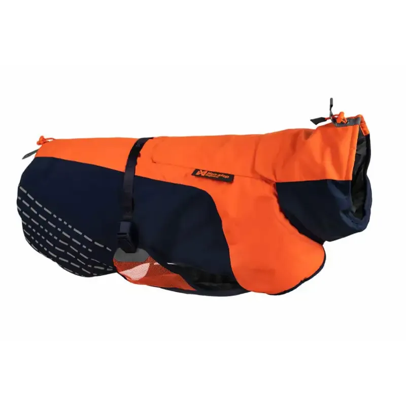 Non-stop Dogwear Glacier Jacket orange – varmt og vindtett hundedekken