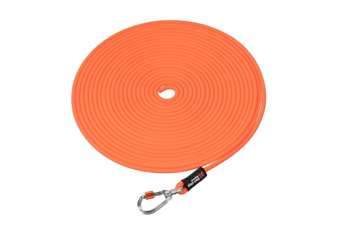 Non-Stop Dogwear Protector round langline oransje 15m