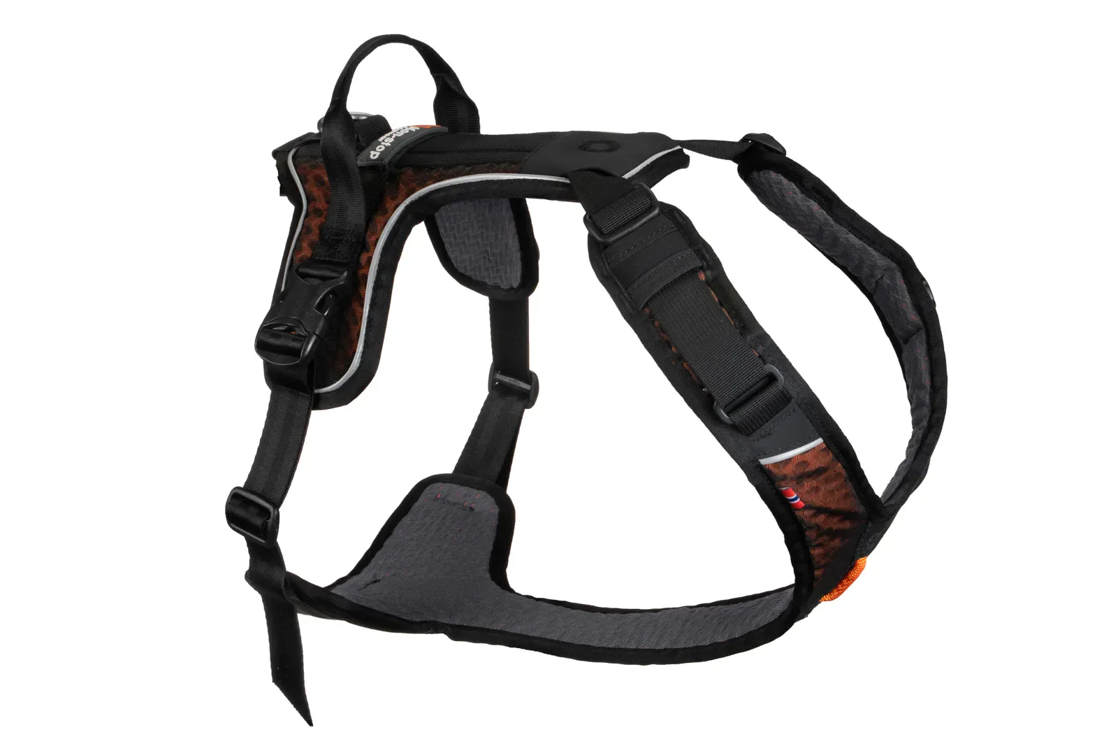 Non-Stop Dogwear Rock Harness Black/orange S