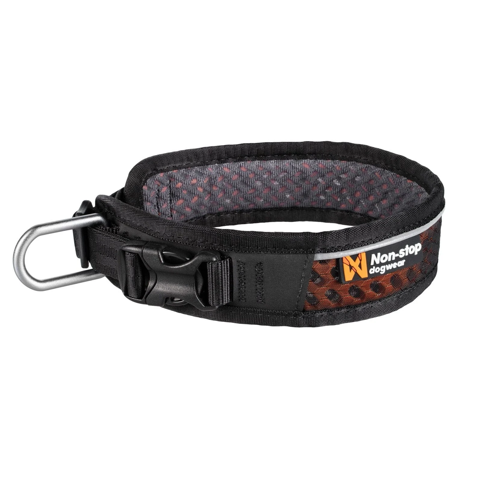 Non-Stop Dogwear Rock justerbart halsbånd M