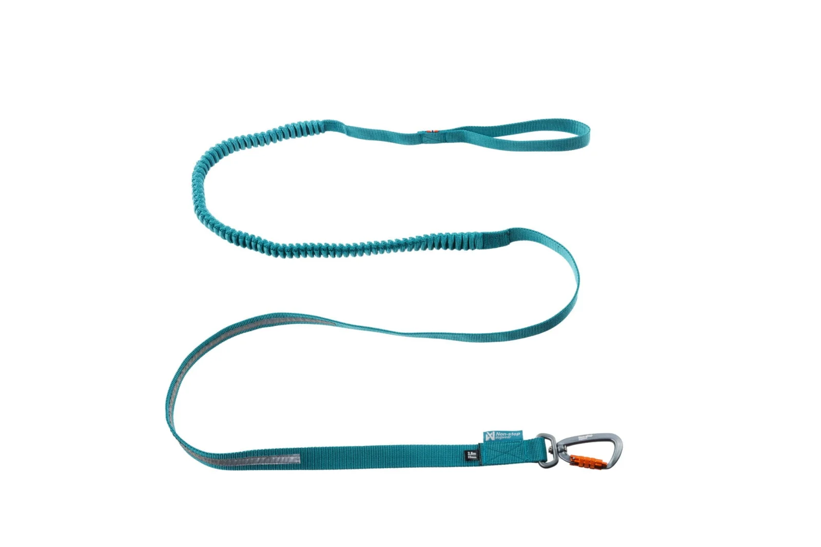 Non-Stop Dogwear Touring Bungee leash teal 2mx13mm