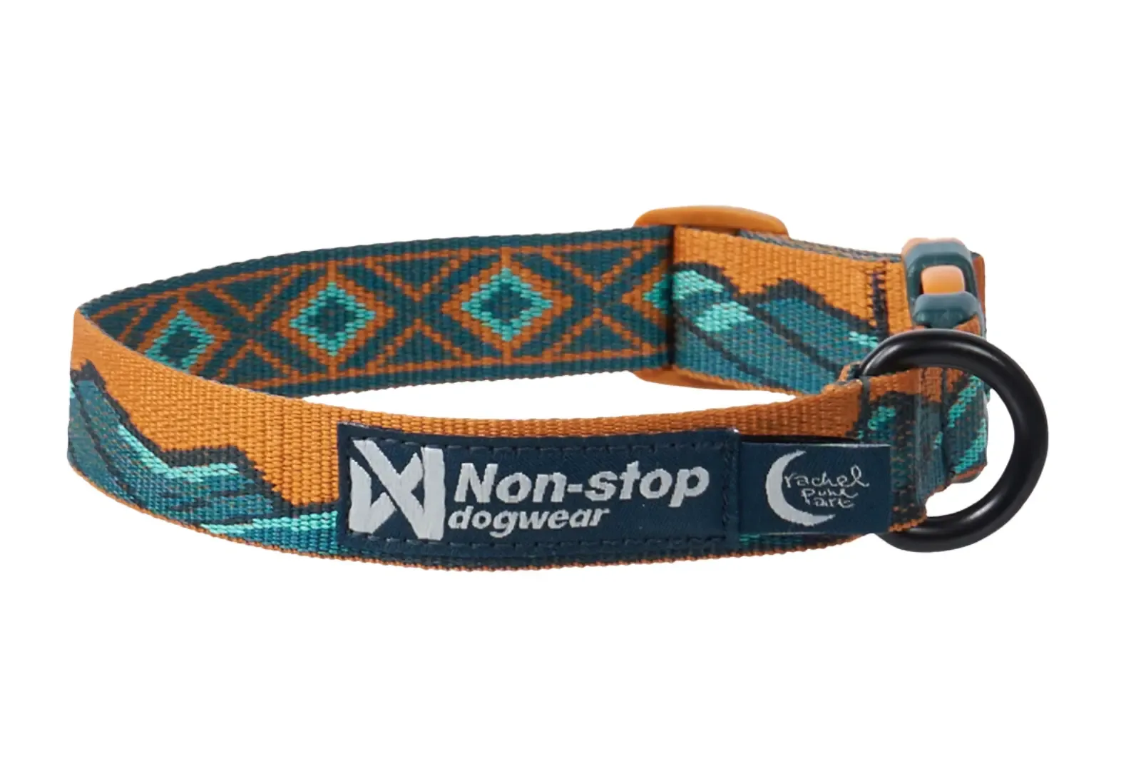 Non-Stop Dogwear Trail quest halsbånd Rachel Pohl edition teal/oak str L
