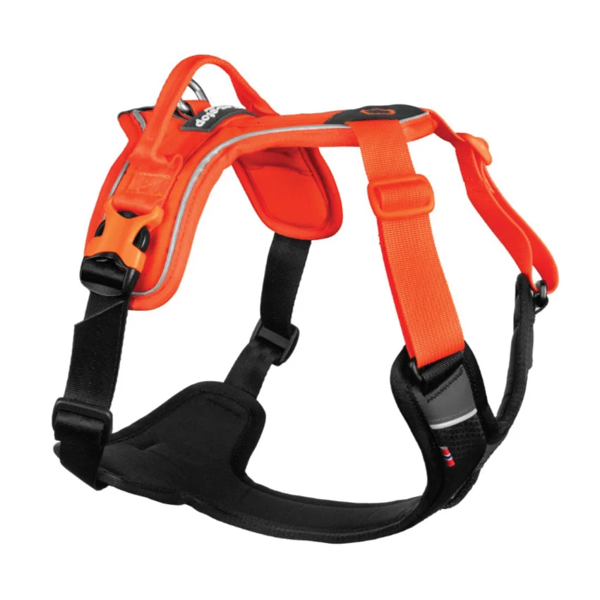 Non-Stop Ramble Harness, Orange/Black, Xl