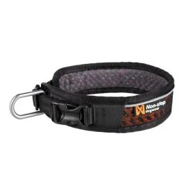 Non-Stop, Rock adjustable collar, unisex, black/orange, M, single