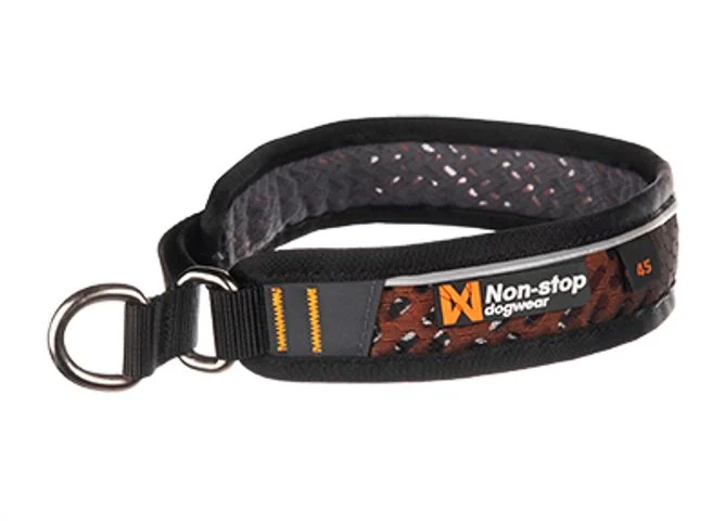 Non-Stop, Rock collar 2.0, unisex, black/orange, XL, single