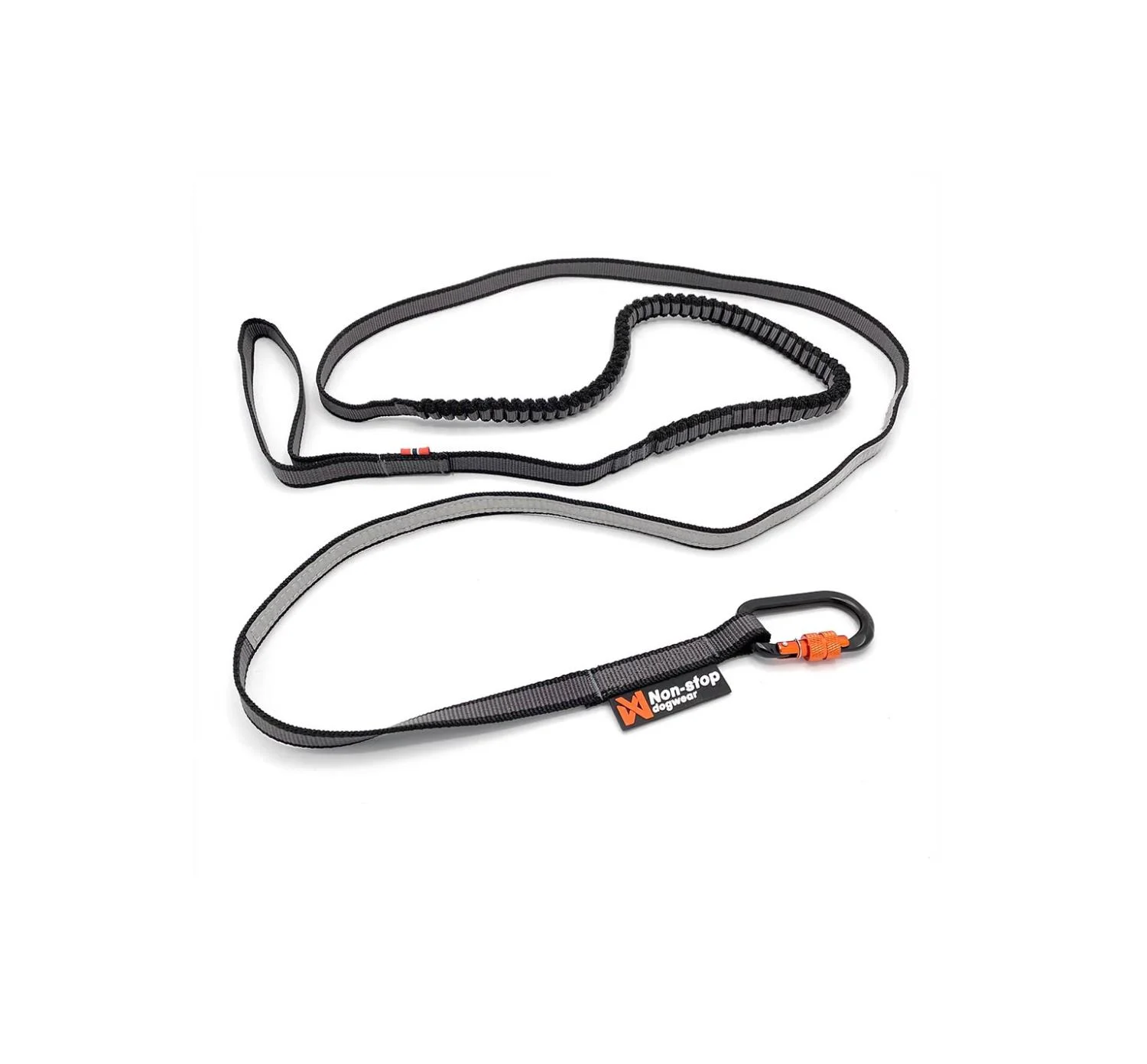 Non-Stop, Touring bungee leash, unisex, black/grey, 3.8m/23mm, single