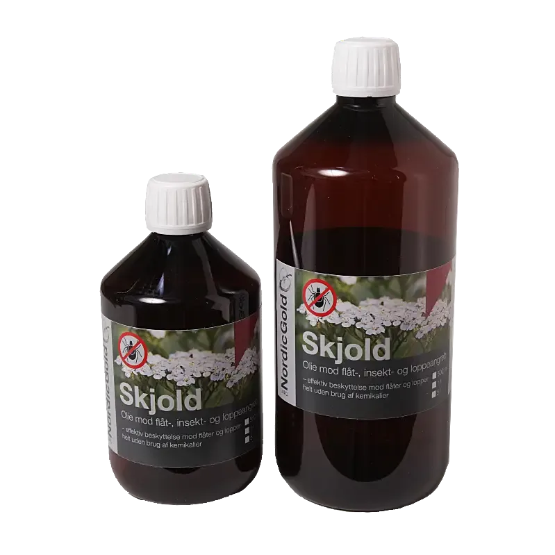 Nordic Gold Olje – Skjold olje mot flått, innsekt og loppe angrep