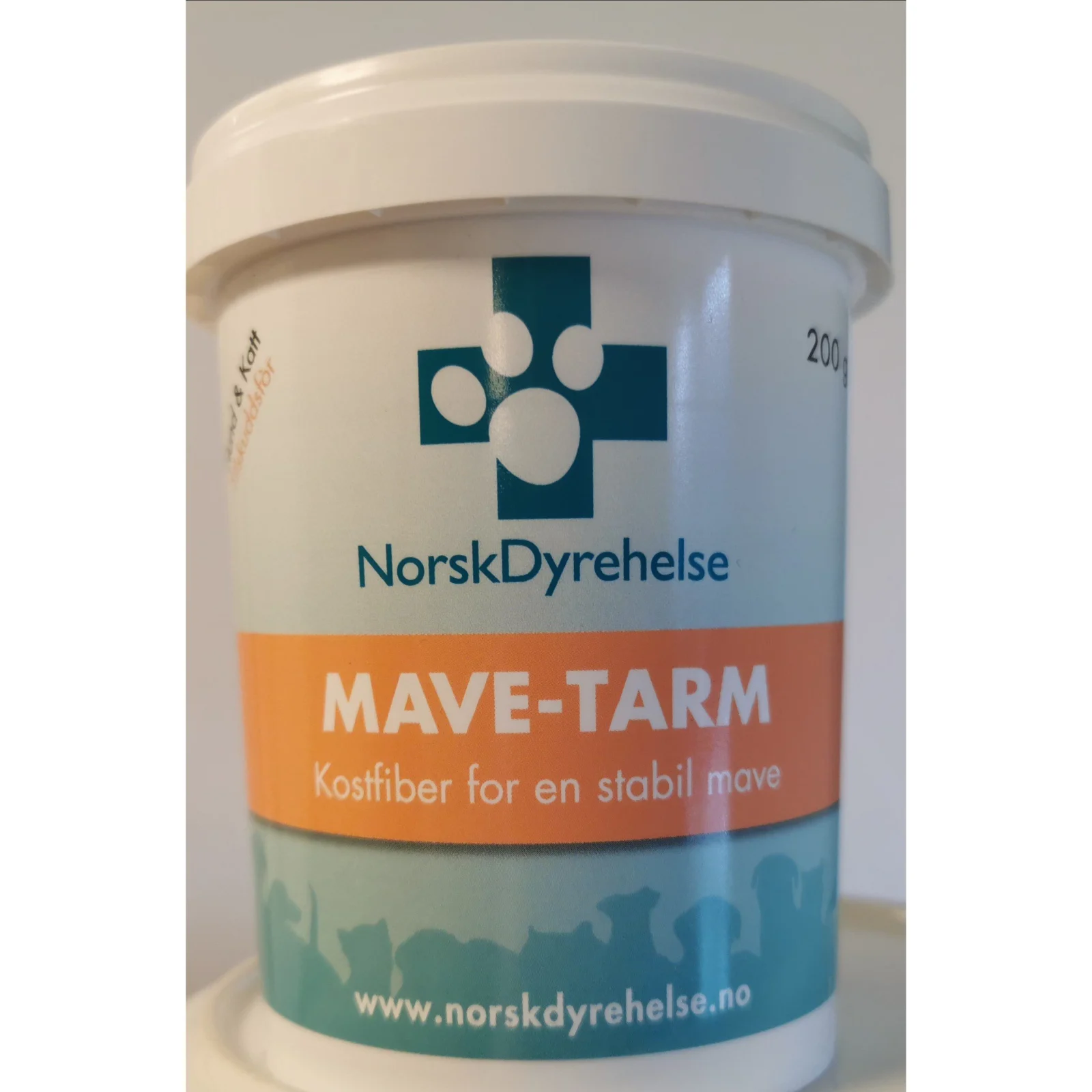 Norsk Dyrehelse Mage-Tarm Kosttilskudd Hund og Katt 200g